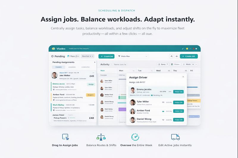 CargoIQ dispatch and scheduling interface
