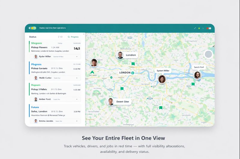 CargoIQ real-time fleet operations dashboard